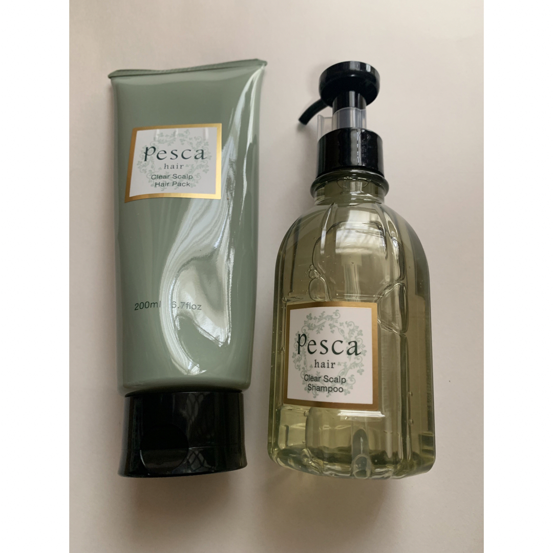 ペスカ クリアスカルプシャンプー& ヘアパック 各200ml 最終価格