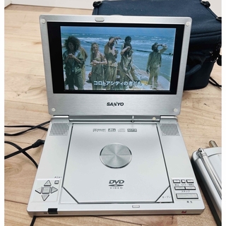 サンヨー(SANYO)のSANYO ムービッシュ DVD-HP70T中古品(DVDプレーヤー)
