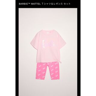 ザラ(ZARA)のBarbie Tシャツ　レギンス(Tシャツ(半袖/袖なし))