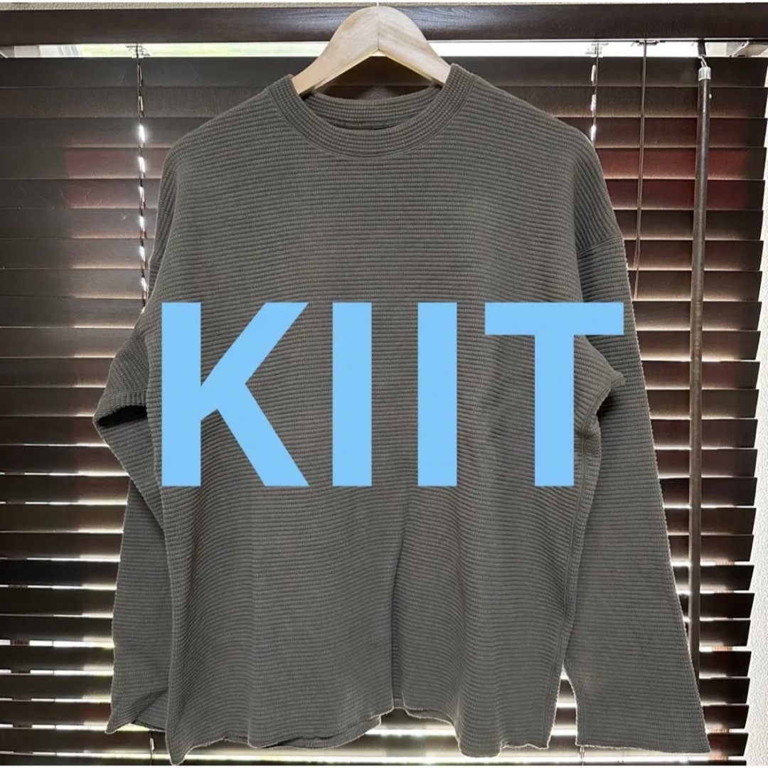 KIIT - KIIT キート カットソー ワッフル ロンt プルオーバーの通販 by