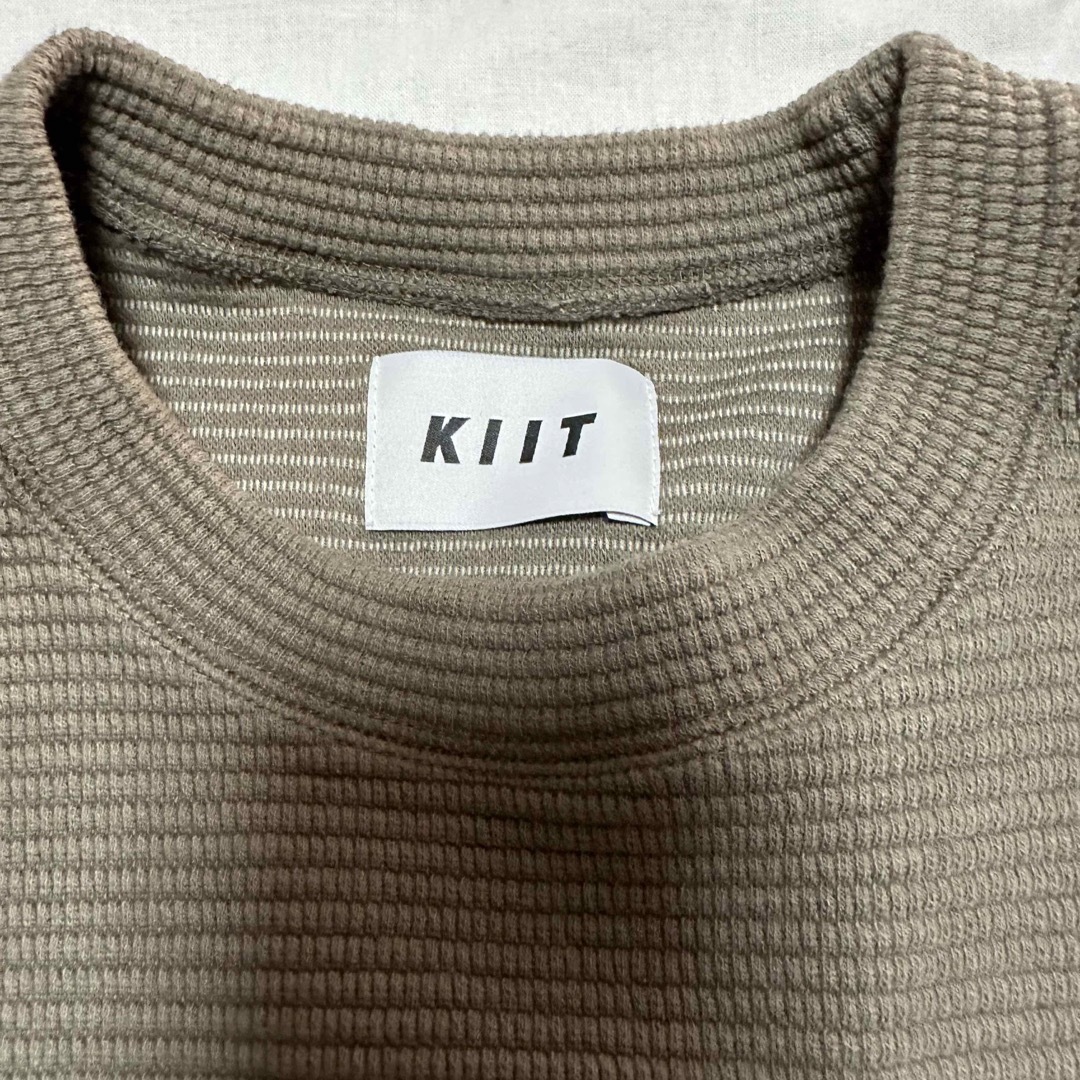 KIIT - KIIT キート カットソー ワッフル ロンt プルオーバーの通販 by