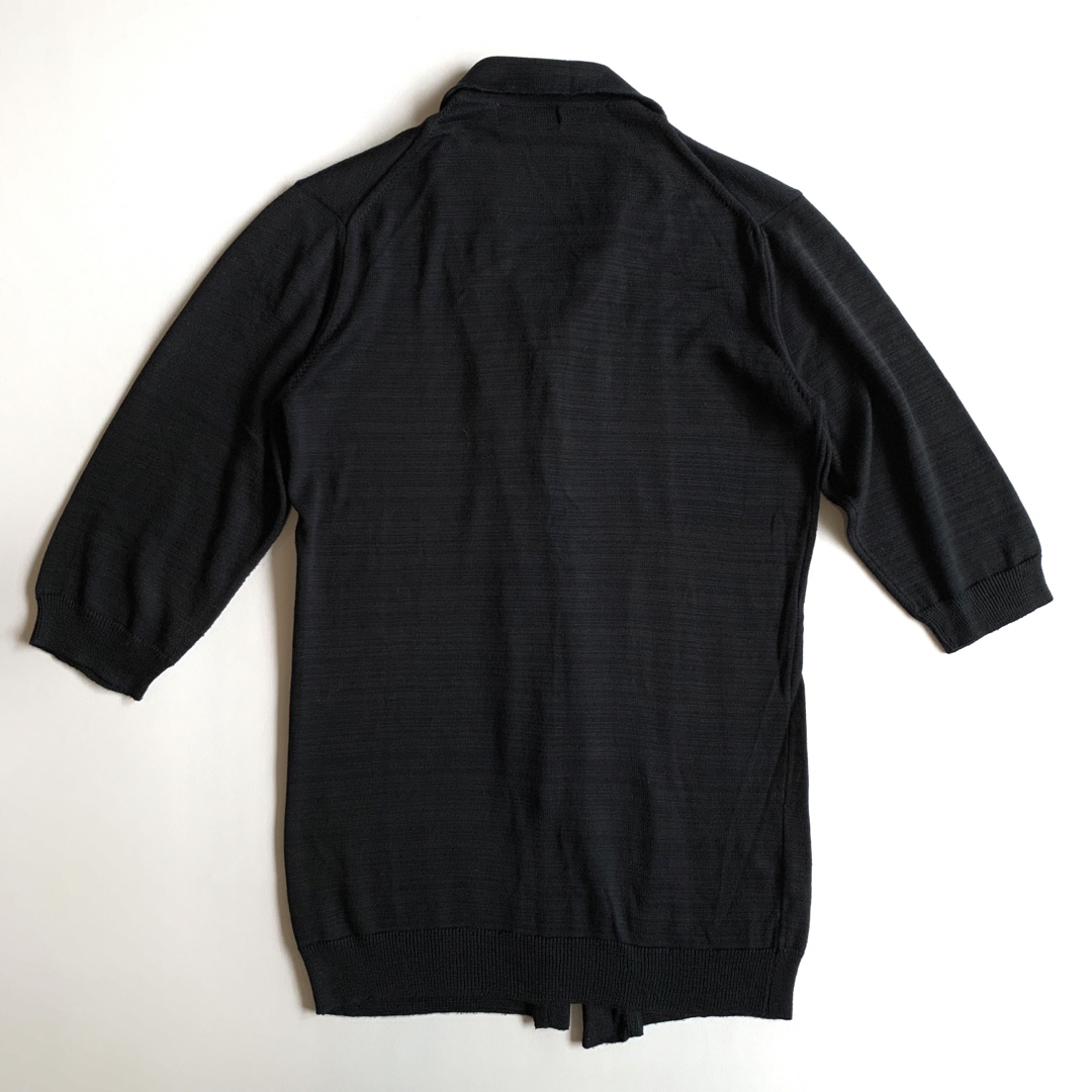 《美品》yohji yamamoto ニットジャケット カーディガン 7部袖 3