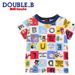 ダブルビー(DOUBLE.B)の❤️現行品　ダブルビー💛総柄半袖Tシャツ　90(Tシャツ/カットソー)