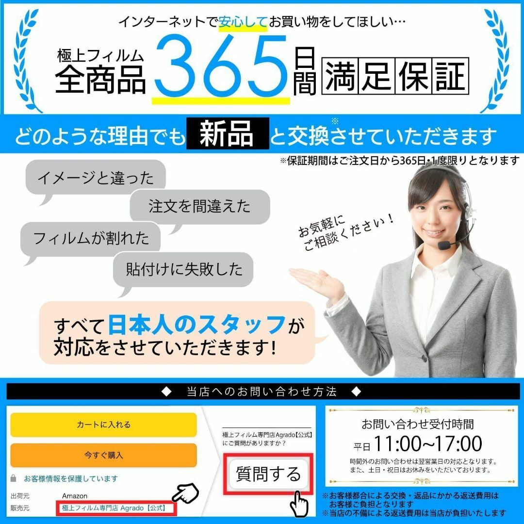 Agrado 日本製 iPhone 14ProMax 用 360度 覗き見防止 4