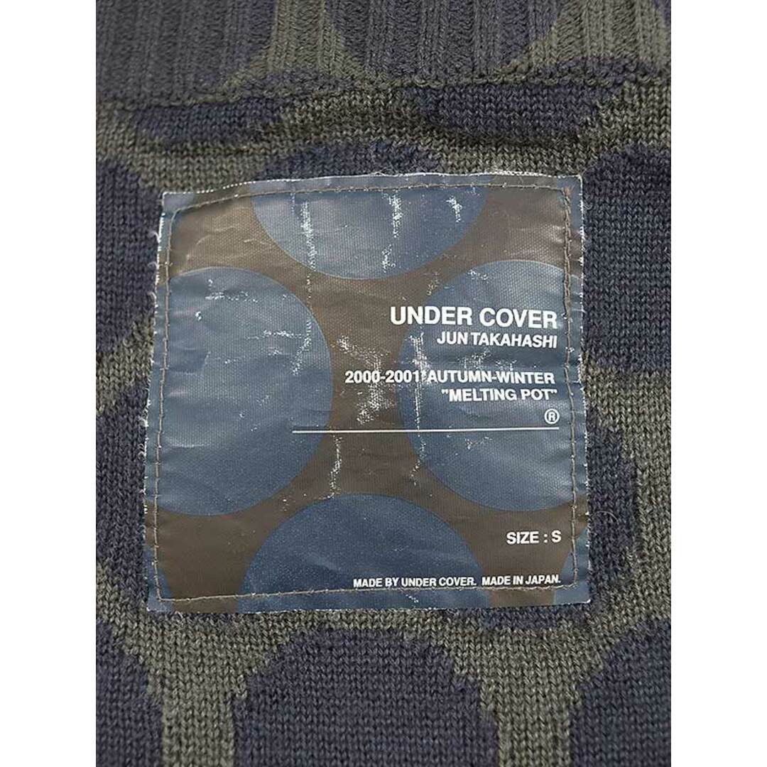 UNDERCOVER(アンダーカバー)のUNDER COVER アンダーカバー 2000AW MELTING POT マルチファブリックドット タートルネックニットセーター グレー S レディースのトップス(ニット/セーター)の商品写真
