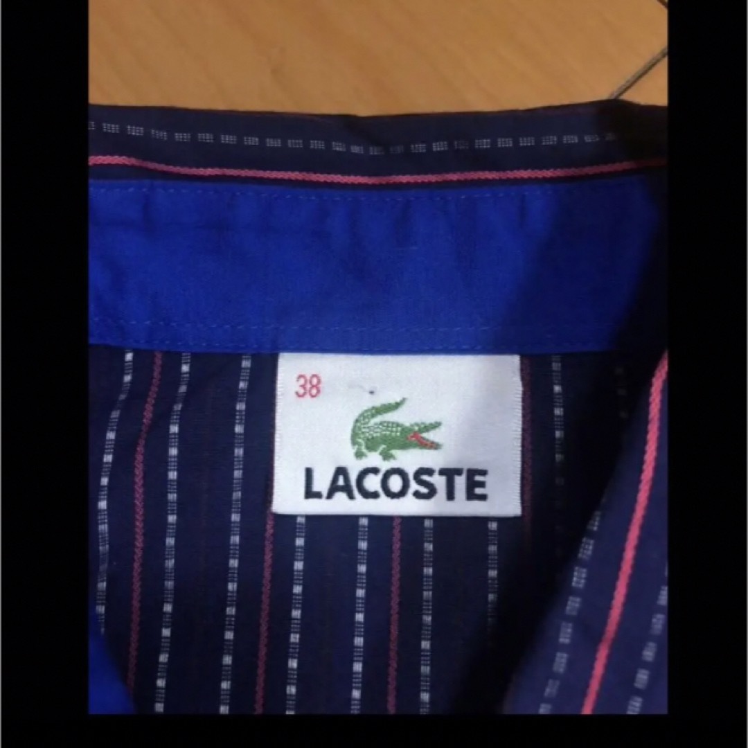 LACOSTE(ラコステ)のラコステストライプ7分コットンシャツ レディースのトップス(シャツ/ブラウス(長袖/七分))の商品写真