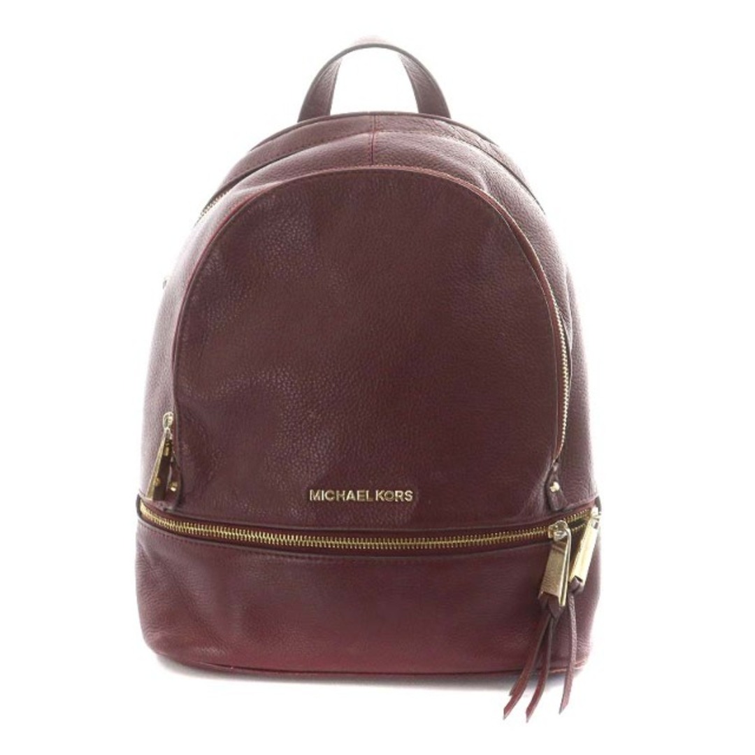マイケルコース MICHAEL KORS リュックサック レザー ボルドー | フリマアプリ ラクマ