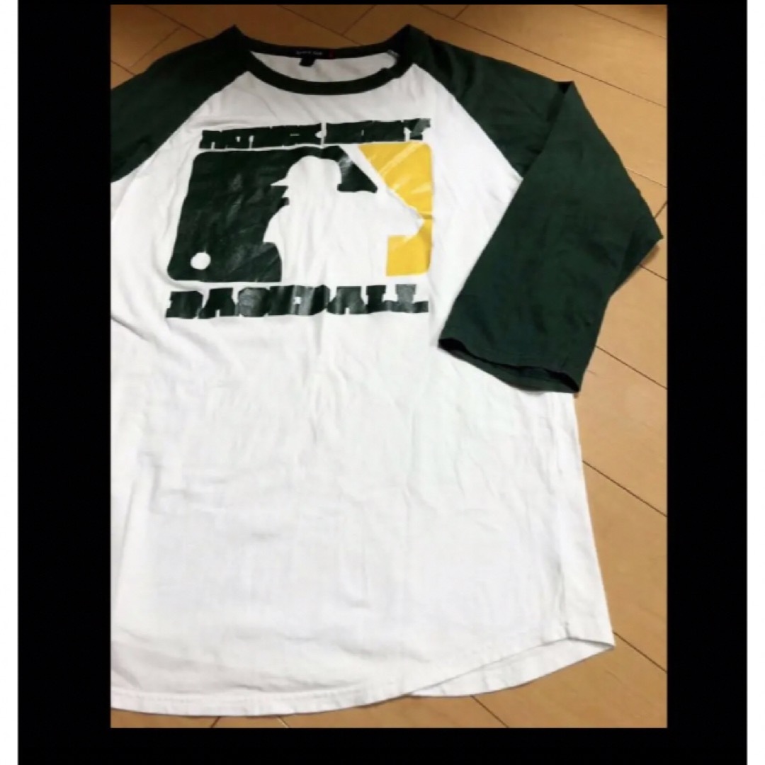 MLB(メジャーリーグベースボール)のパトリックヘンリー×MLBラグラン7分カットソー メンズのトップス(Tシャツ/カットソー(七分/長袖))の商品写真