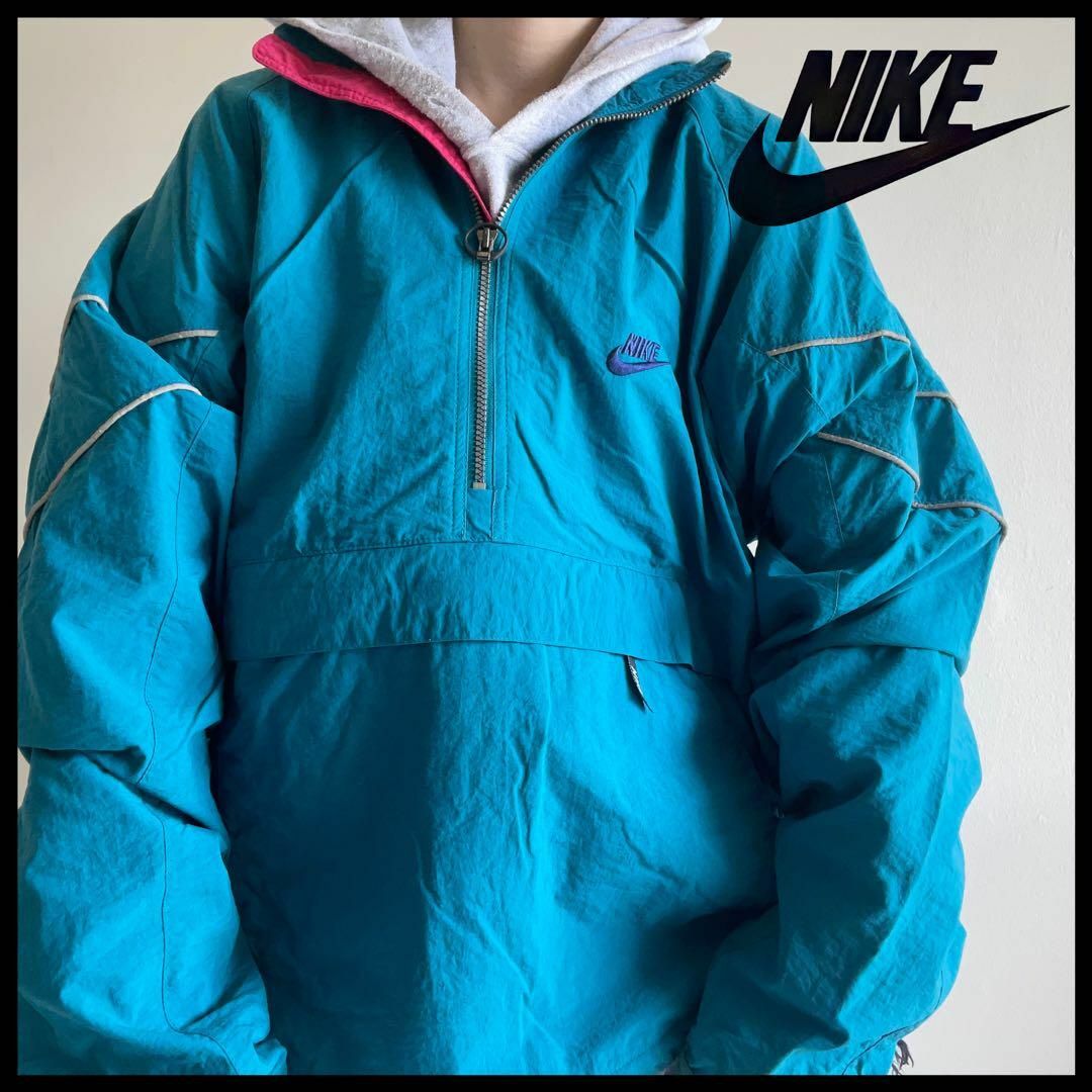 NIKE   90S  ナイロンジャケット　ビックサイズ　L