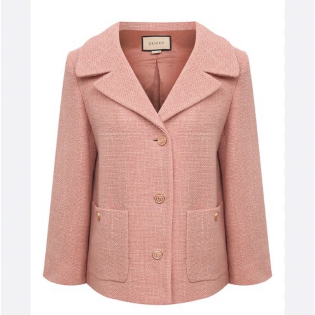 Gucci - GUCCI ツイードジャケットの通販 by mochimochishop|グッチ