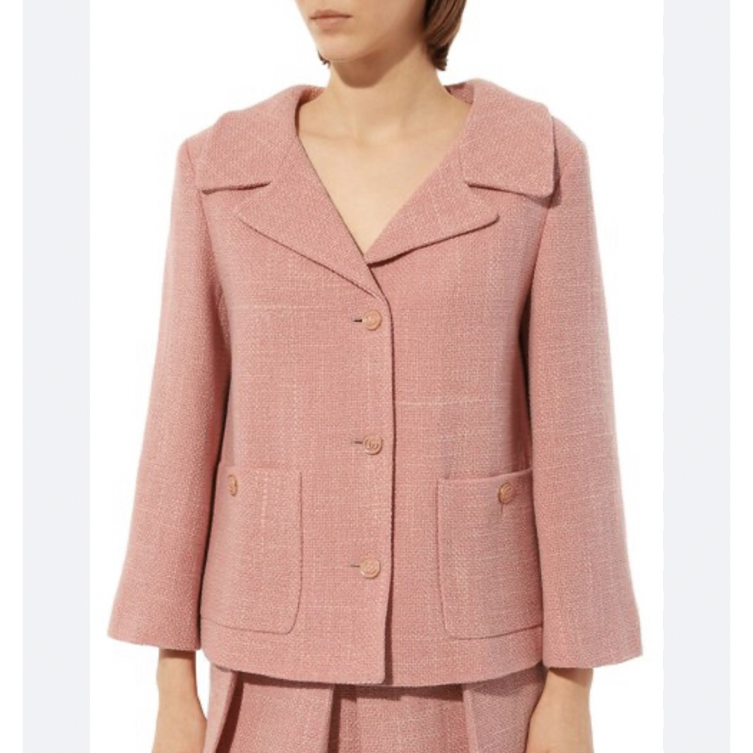 Gucci - GUCCI ツイードジャケットの通販 by mochimochishop|グッチ