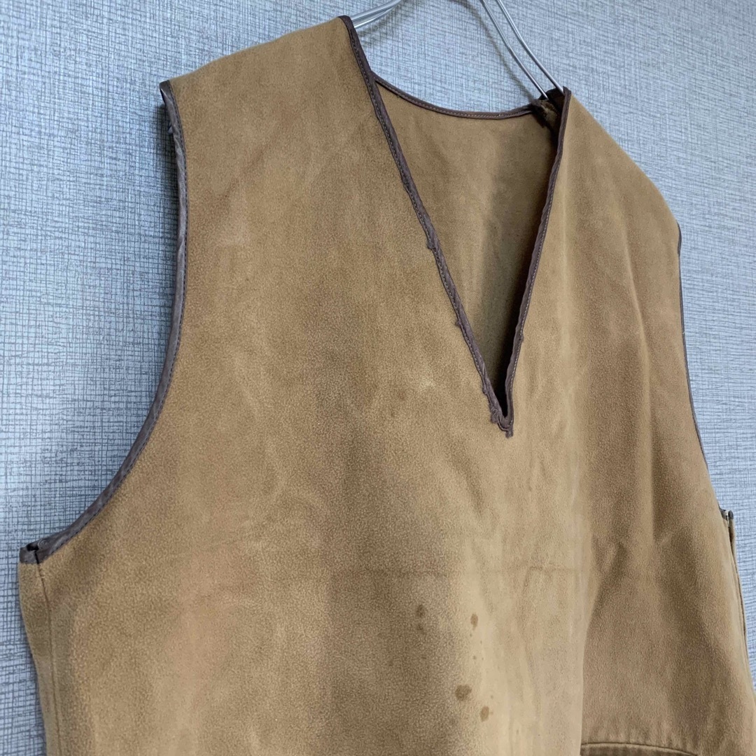 激レア 60s 70s ビンテージ アメリカ古着 ヨーロッパ 古着 レザー調