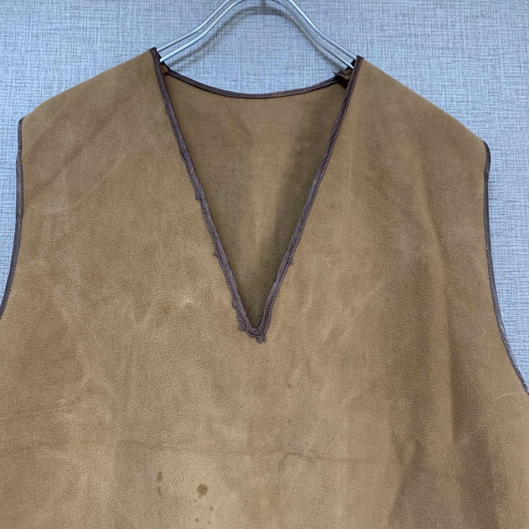 激レア 60s 70s ビンテージ アメリカ古着 ヨーロッパ 古着 レザー調