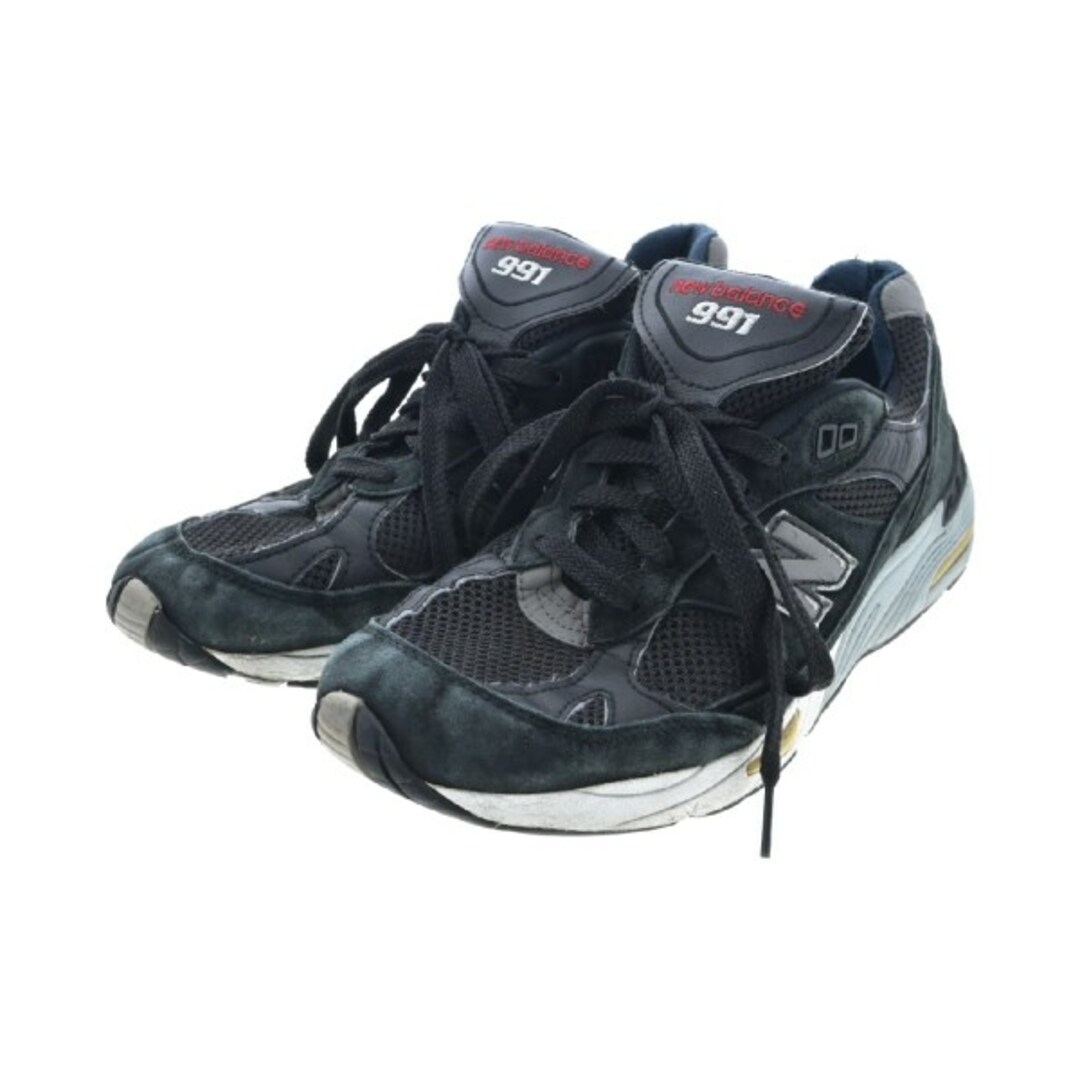 New Balance(ニューバランス)のNew Balance スニーカー 26.5cm 黒xダークグレーxグレー 【古着】【中古】 メンズの靴/シューズ(スニーカー)の商品写真