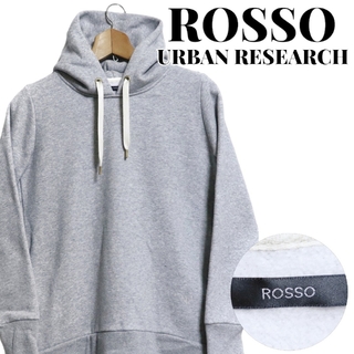 アーバンリサーチロッソ(URBAN RESEARCH ROSSO)のURBAN RESEARCH ROSSO ロッソ ロゴ刺繍 パーカー Fサイズ(パーカー)