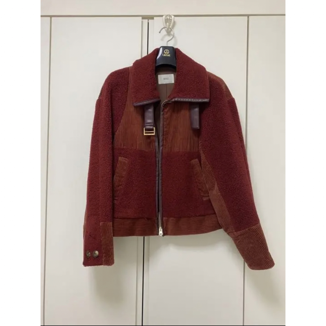 RPKO(ルプコ)のRPKO corduroy boa blouson Bordeaux M レディースのジャケット/アウター(ブルゾン)の商品写真