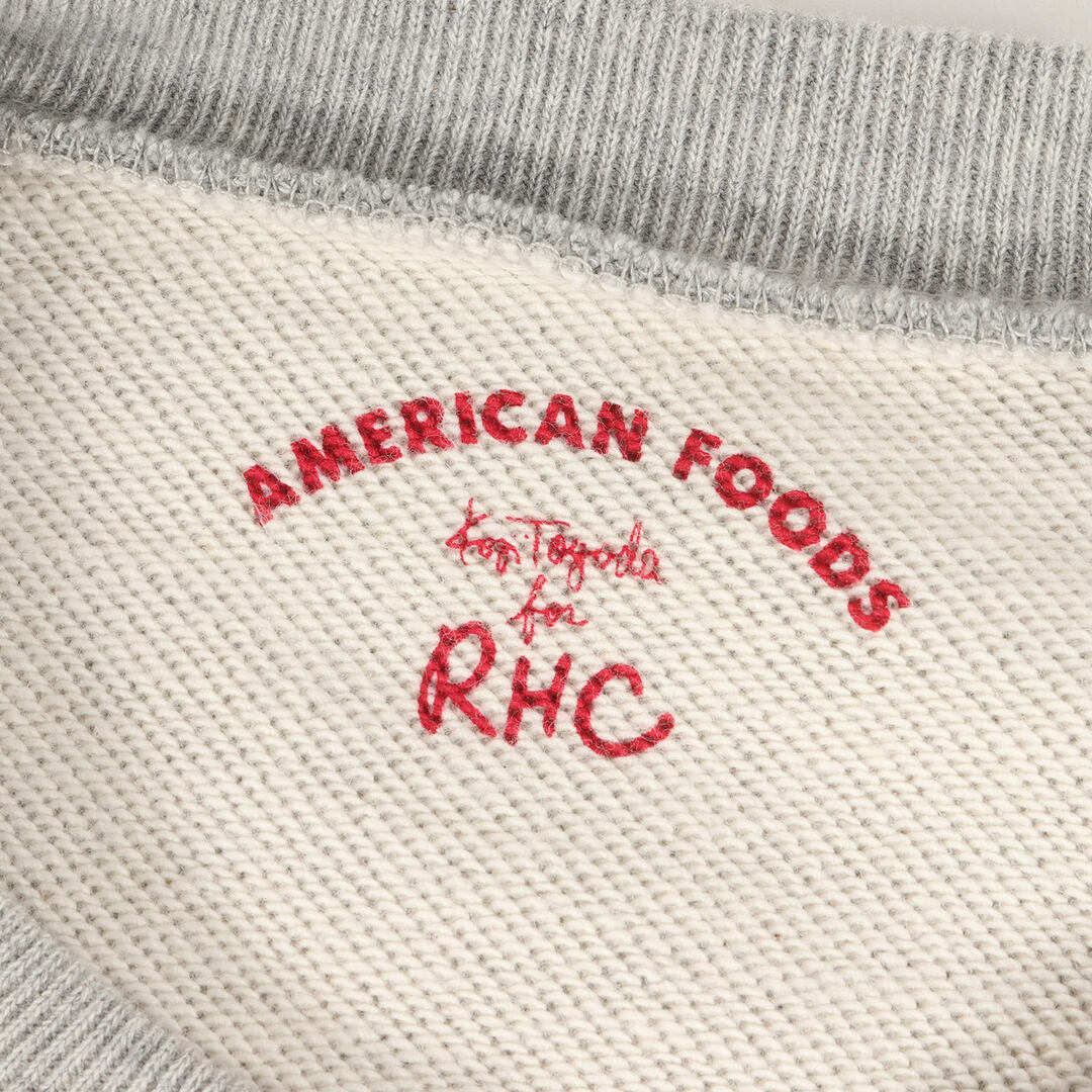 RHC スエット　刺繍ロゴ　ピンク　ロンハーマン