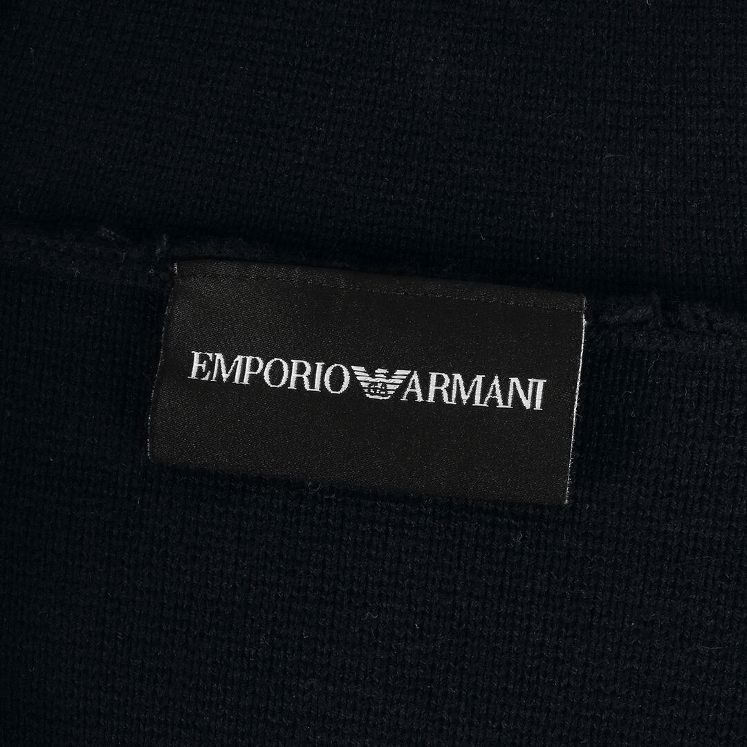 【希少❇️】EMPORIO ARMANI ニットドローストリングスリーブ黒XL
