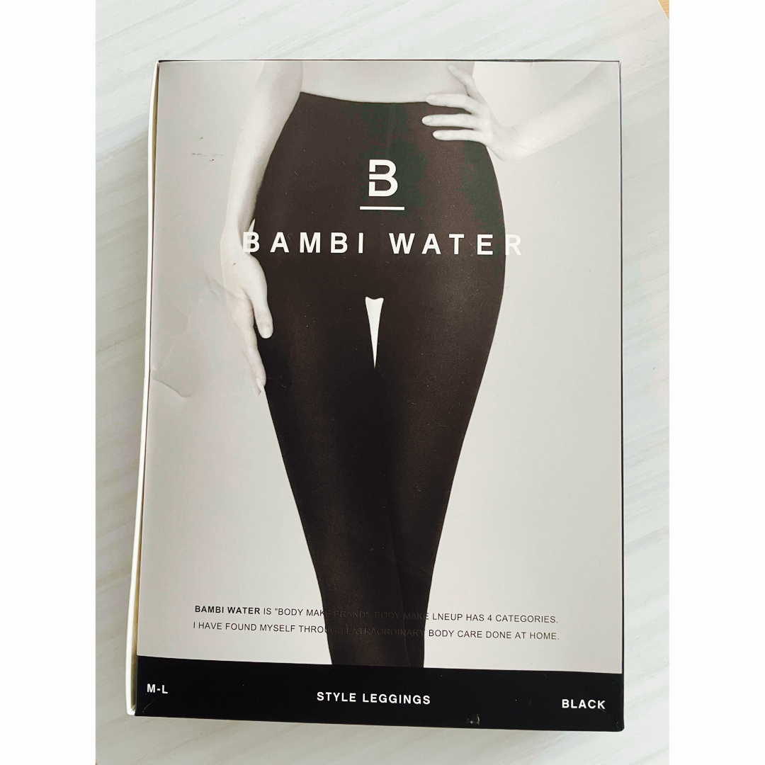 新品♡BAMBI WATER 着圧レギンス ブラック レディースのレッグウェア(レギンス/スパッツ)の商品写真