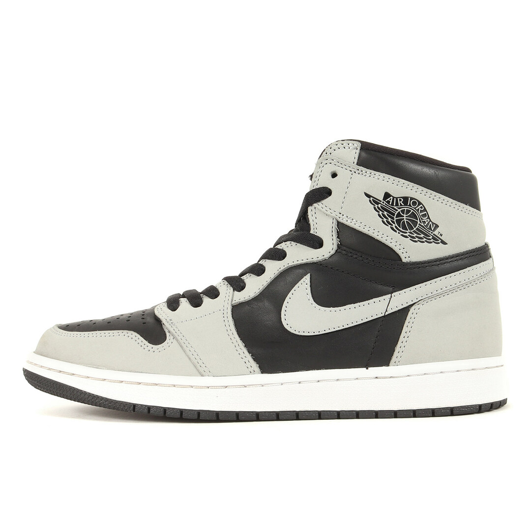 NIKE ナイキ サイズ:27.0cm AIR JORDAN 1 RETRO HIGH OG SHADOW 2.0 (555088-035) 2021年 エアジョーダン1 レトロ ハイ シャドウ ブラック ライトスモークグレー US9 ハイカット スニーカー 靴 【メンズ】【美品】