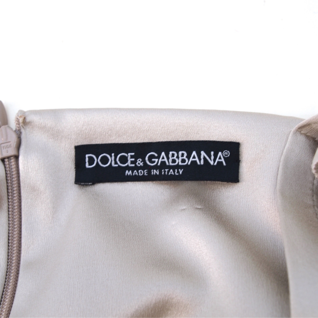 DOLCE&GABBANA(ドルチェアンドガッバーナ)の未使用 DOLCE&GABBANA ドルチェ＆ガッバーナ シルク ドレス レディースのワンピース(ロングワンピース/マキシワンピース)の商品写真