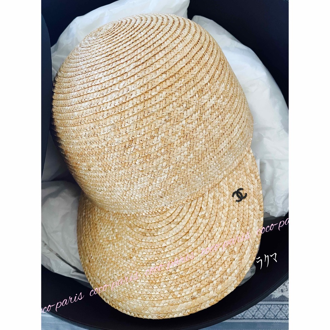 クーポン配信迄のお取り置き中✨CHANEL ストローハット 2019SS 5