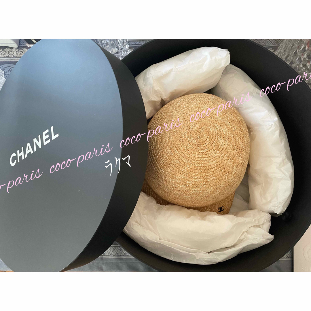 クーポン配信迄のお取り置き中✨CHANEL ストローハット 2019SS 4