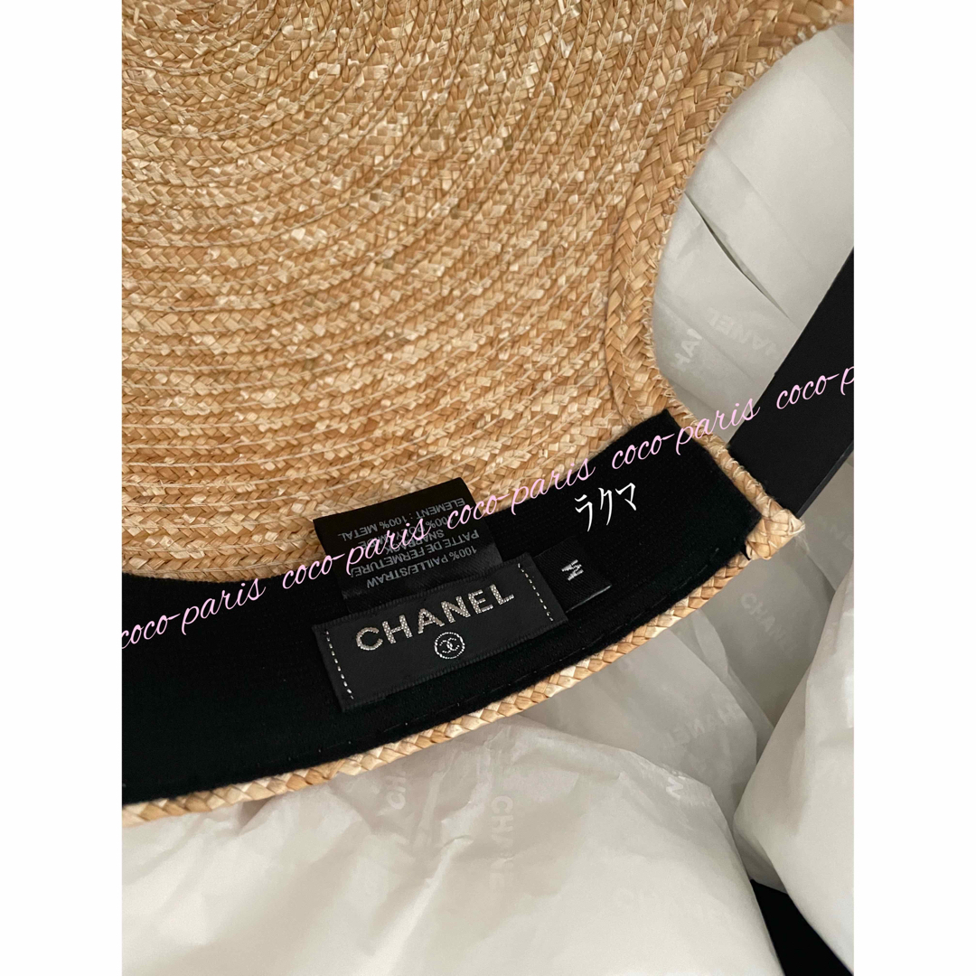 クーポン配信迄のお取り置き中✨CHANEL ストローハット 2019SS 7