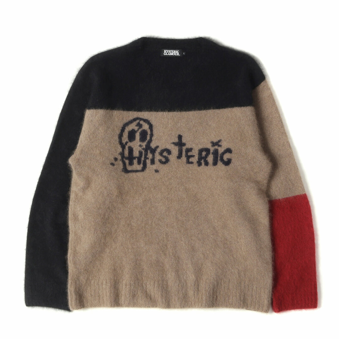 Lサイズ★総ロゴ★ HYSTERIC GLAMOUR ニット　セーター