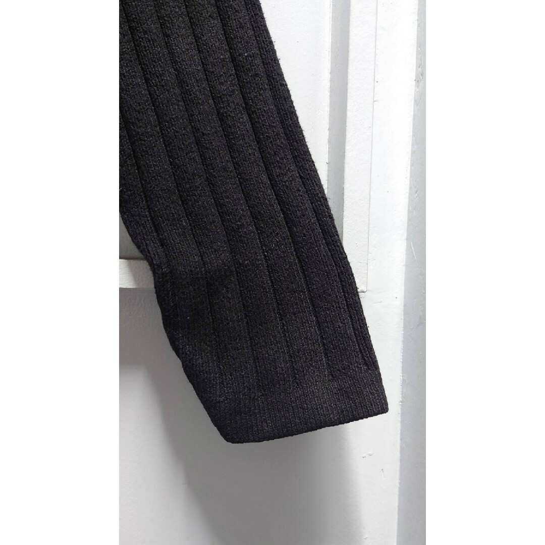 GAP(ギャップ)の00’s GAP リブ編み コットン ニット セーター ブラック M メンズのトップス(ニット/セーター)の商品写真