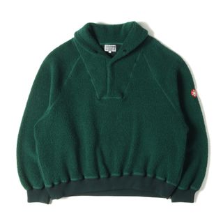 C.E シーイー ジャケット サイズ:L 21AW プルオーバー フリース WOOL/POLY FLEECE PULLOVER CES20CS22 オーバーサイズ グリーン 日本製 アウター ブルゾン 【メンズ】【中古】(その他)