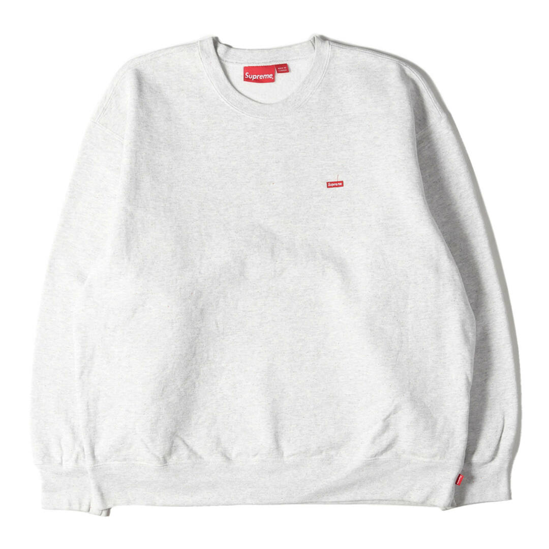 メンズSupreme シュプリーム スウェット サイズ:XL 20AW スモールボックスロゴ クルーネック スウェットシャツ Small Box Crew Neck ヘザーマルチ トップス トレーナー 長袖 ストリート ブランド 【メンズ】