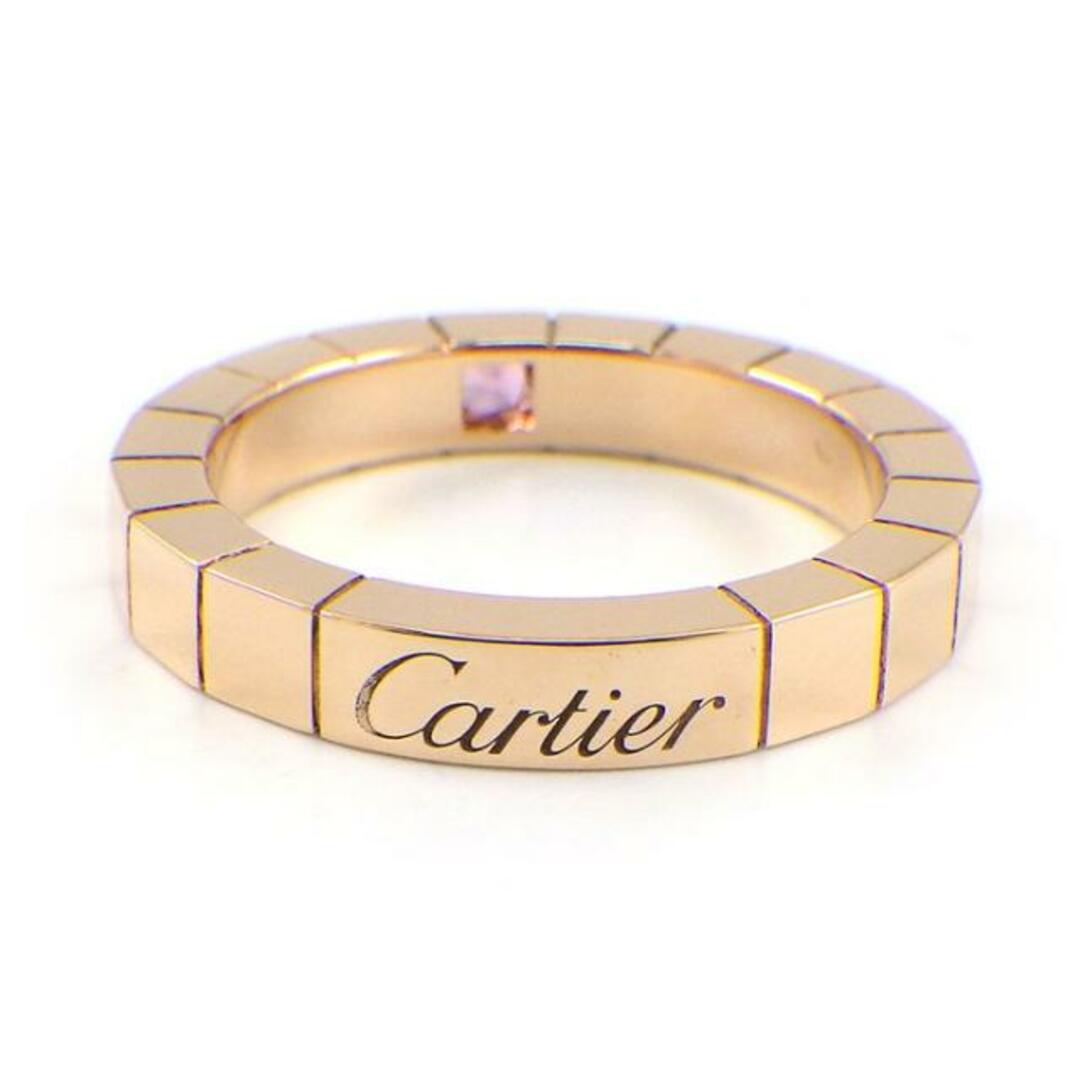 カルティエ ラニエール リング 指輪 8号 18金 K18ピンクゴールド ピンクサファイア レディース CARTIER