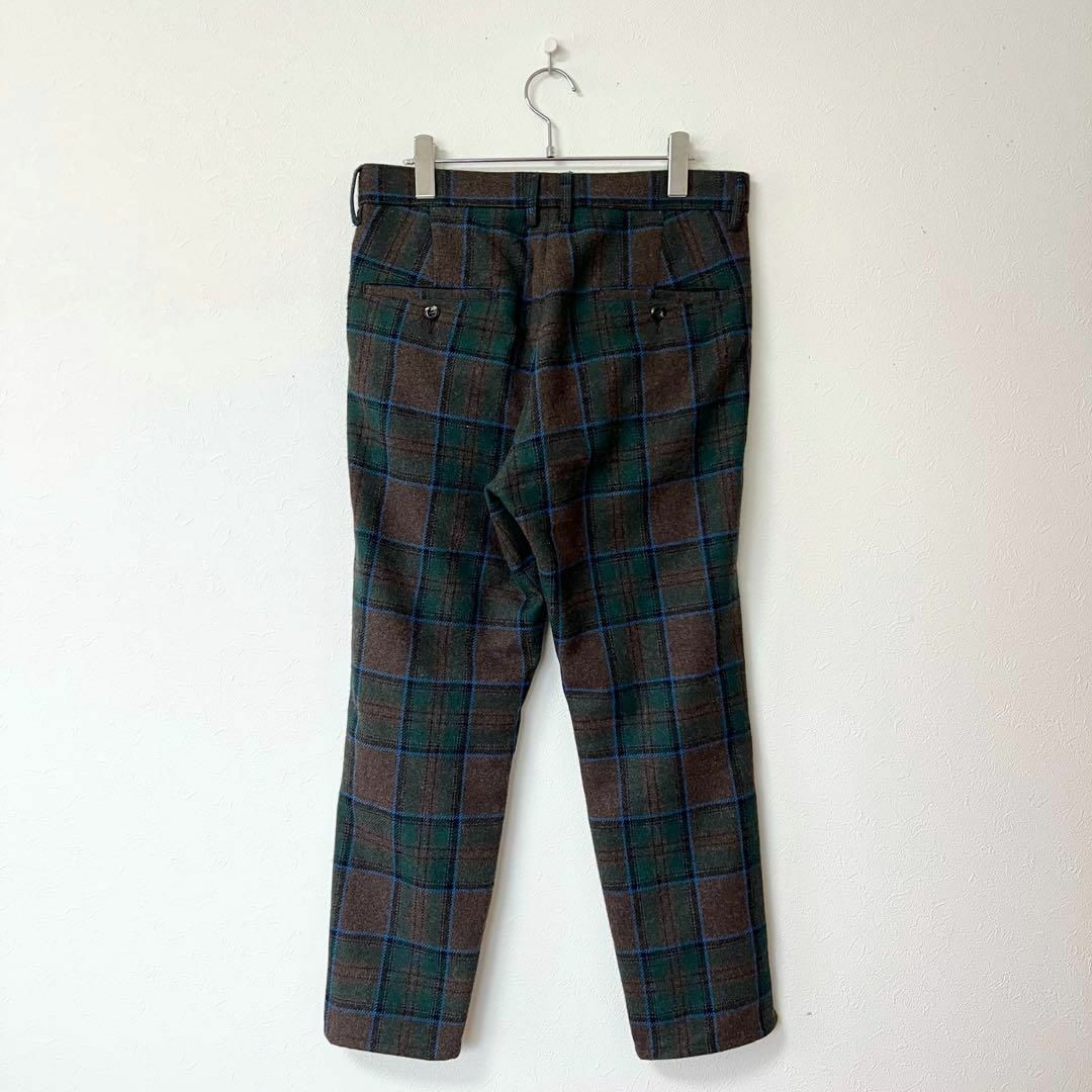 JieDa ジエダ PLAID TUCK PANTS プレイド 9 - スラックス