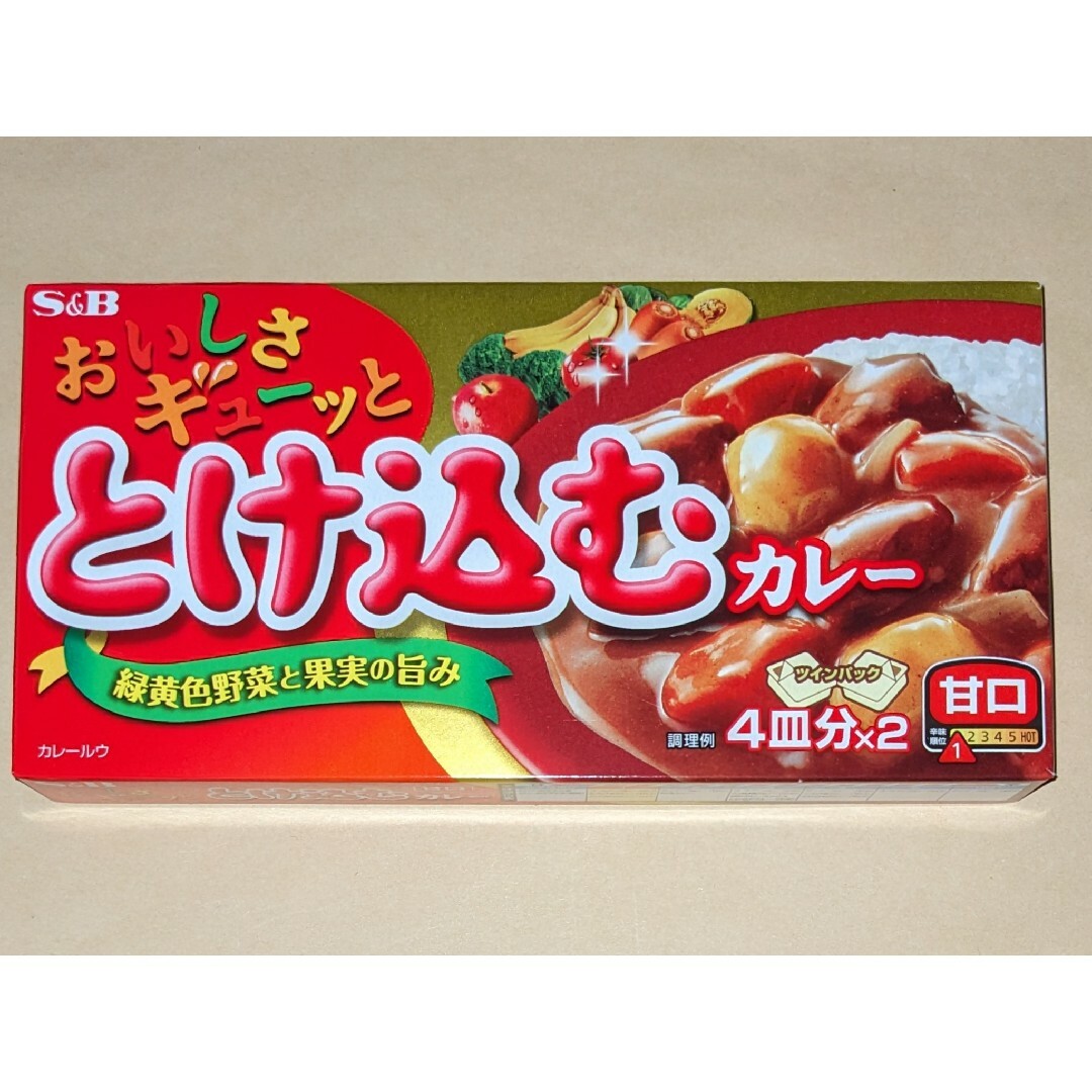 エスビー食品(エルビーショクヒン)のおいしさギューッととけ込むカレー　甘口◆エスビー 食品/飲料/酒の食品(調味料)の商品写真