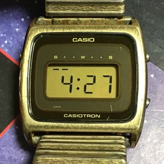 レア Vintage 1977 CASIOTRON D301G メンズ 腕時計