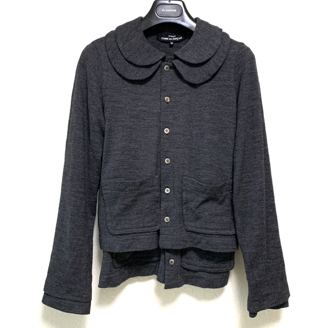 《美品》tricot COMME des GARCONS 二重構造カーディガン | フリマアプリ ラクマ