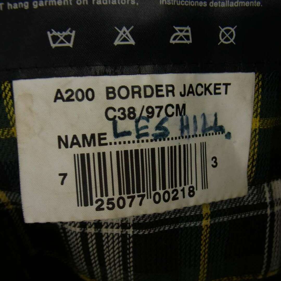 Barbour - Barbour バブアー ジャケット 英国製 BORDER 38 ボーダー