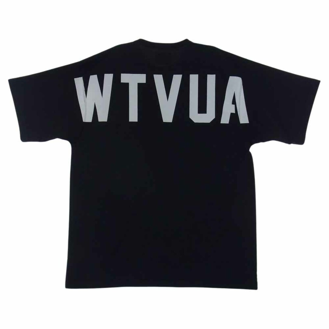 W)taps(ダブルタップス)のWTAPS ダブルタップス Ｔシャツ 21SS 212ATDT-CSM10 STENCIL SS TEE ステンシル バックプリント 半袖 Tシャツ 背ロゴ  ブラック系 X03【中古】 メンズのトップス(シャツ)の商品写真