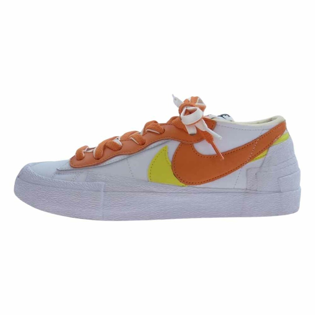 NIKE ナイキ スニーカー DD1877-100 × SACAI サカイ BLAZER LOW MAGMA ORANGE ブレーザー ロー マグマ  オレンジ スニーカー ホワイト系 27.5cm【中古】 | フリマアプリ ラクマ