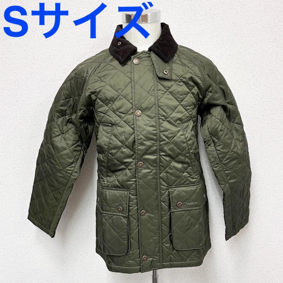 新品BARBOUR メンズ キルティングジャケット ASHBY オリーブSサイズベトナム他