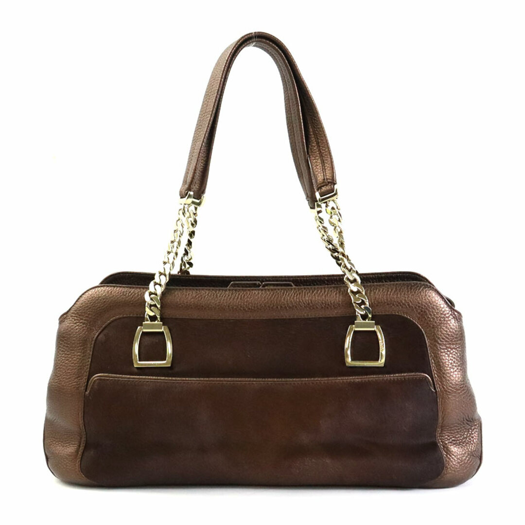 Cartier - カルティエ CARTIER ショルダーバッグ レザー/ハラコ