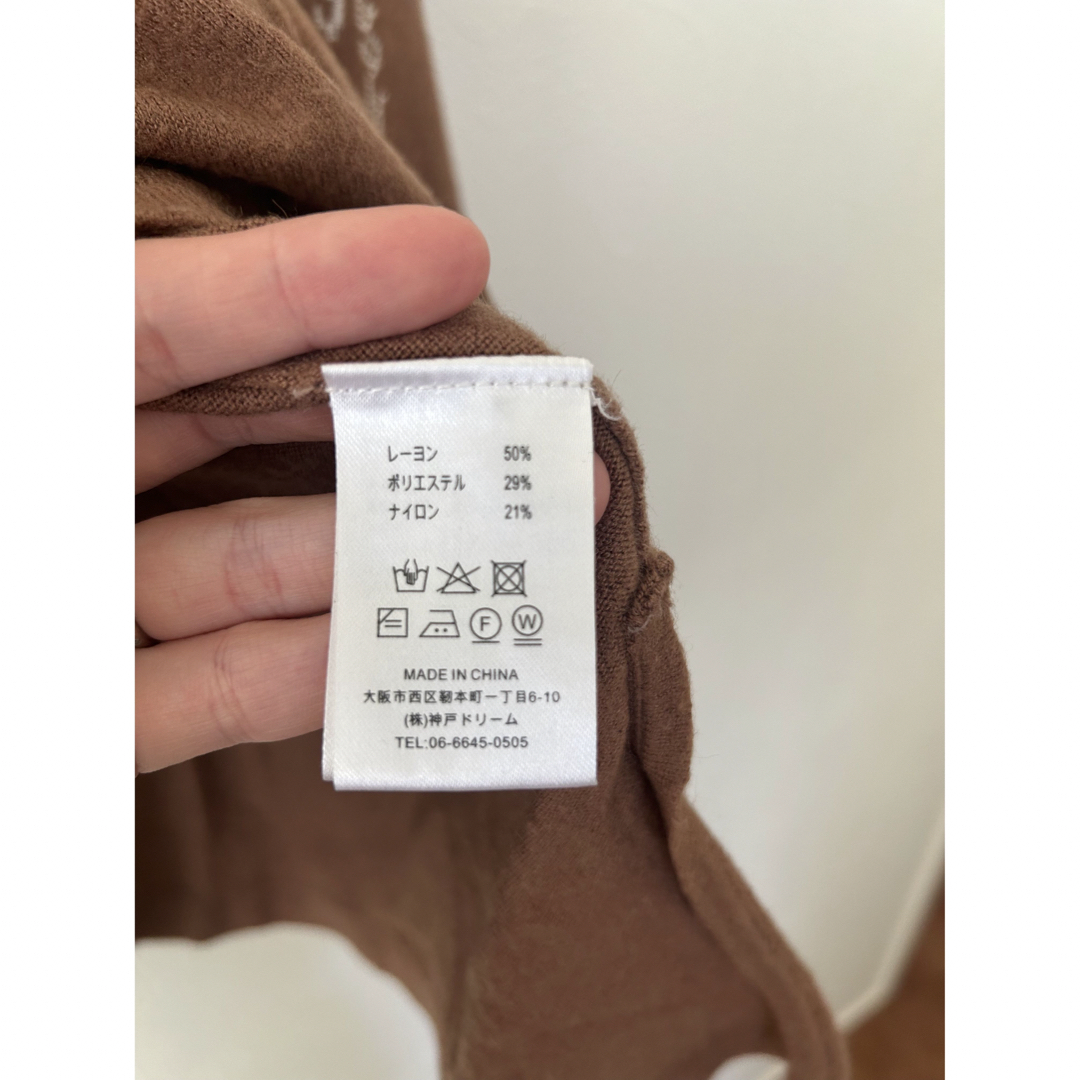 TORRAZZO DONNA(トラッゾドンナ)の刺繍薄手ニットトップス レディースのトップス(シャツ/ブラウス(長袖/七分))の商品写真