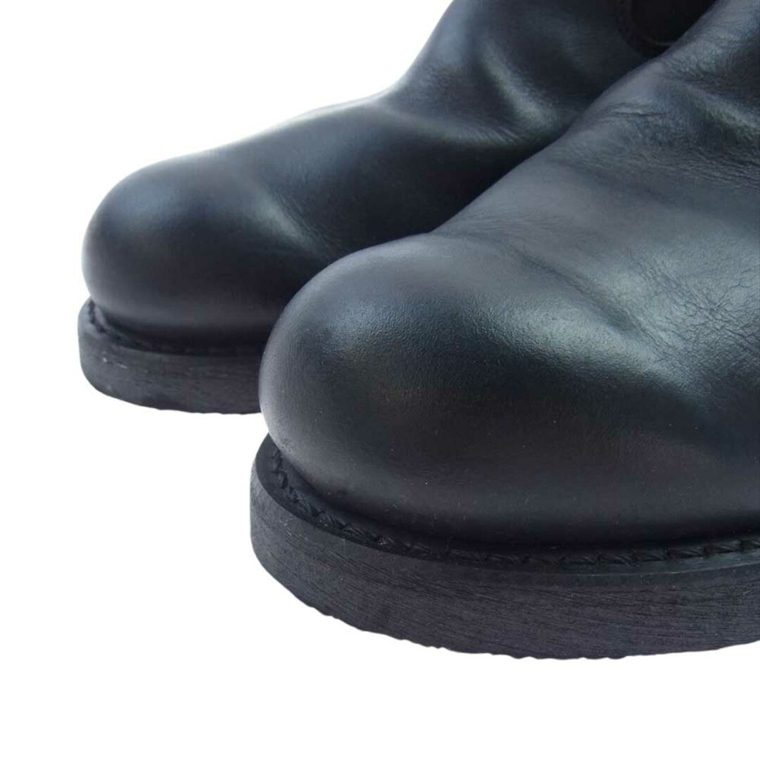 HYSTERIC GLAMOUR ヒステリックグラマー ブーツ 81584-01 Vibramソール サイドゴア レザー ブーツ ブラック系 7.5E
