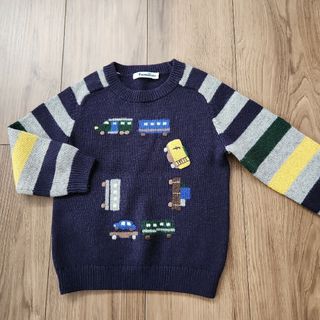 familiar - 【美品】 ファミリア familiar ニットベスト 90サイズ