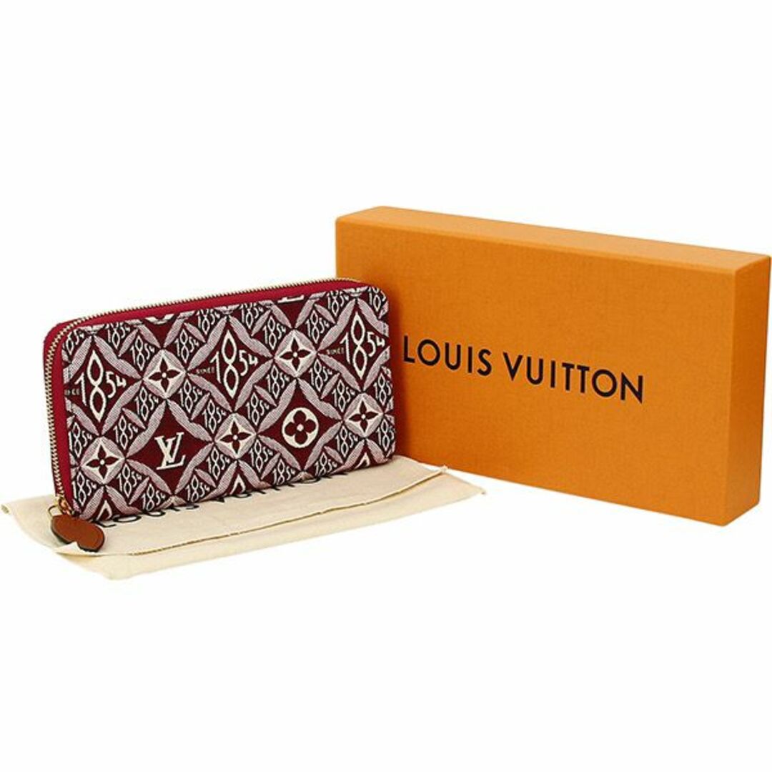 LOUIS VUITTON(ルイヴィトン)のルイヴィトン 長財布 レディース ジャガード デニム ボルドー 新品 1152 レディースのファッション小物(財布)の商品写真