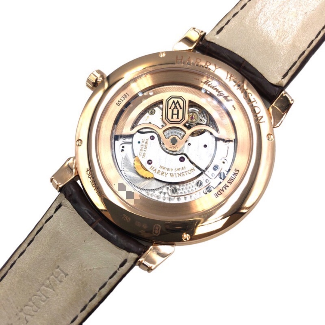 HARRY WINSTON(ハリーウィンストン)の　ハリーウィンストン HARRY WINSTON ミッドナイト 450/MA42RL.W1 K18ピンクゴールド メンズ 腕時計 メンズの時計(その他)の商品写真