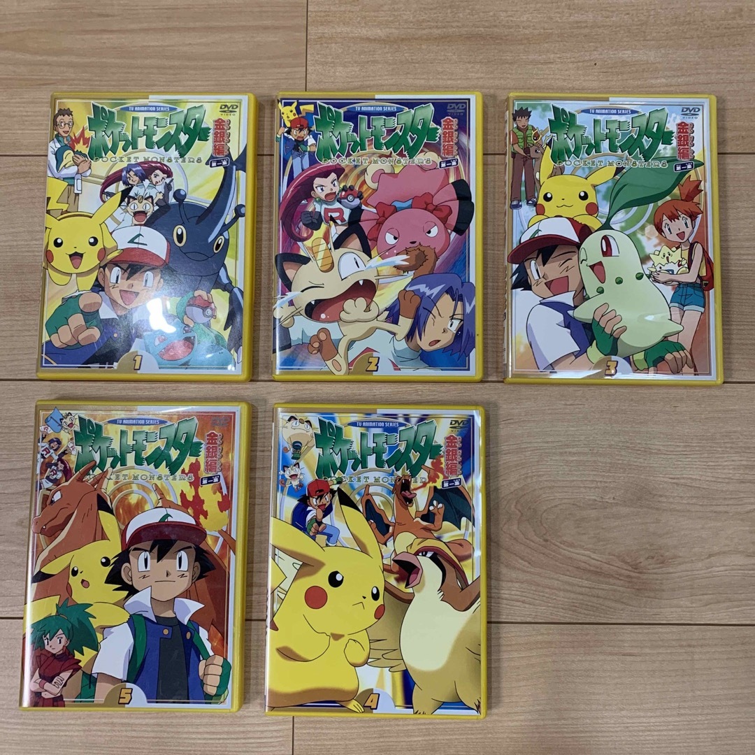 ポケモン - ポケモンDVD 金銀編の通販 by NANA's shop｜ポケモンならラクマ