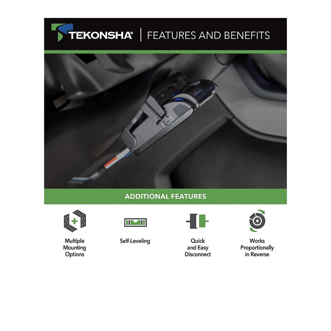 Tekonsha 90160 Primus IQ電子ブレーキコントロール