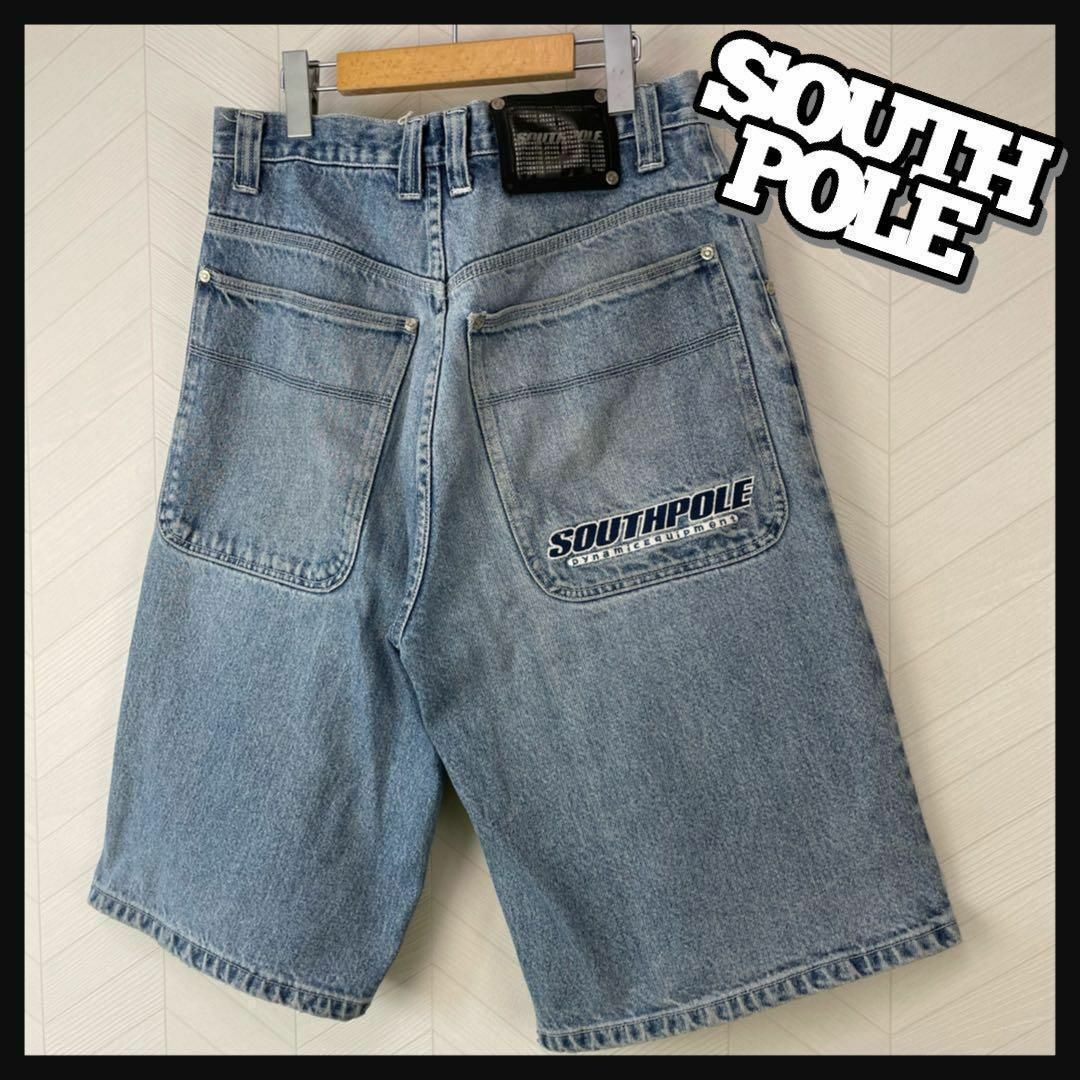 US輸入】SOUTH POLE サウスポール ハーフデニムパンツ - デニム/ジーンズ